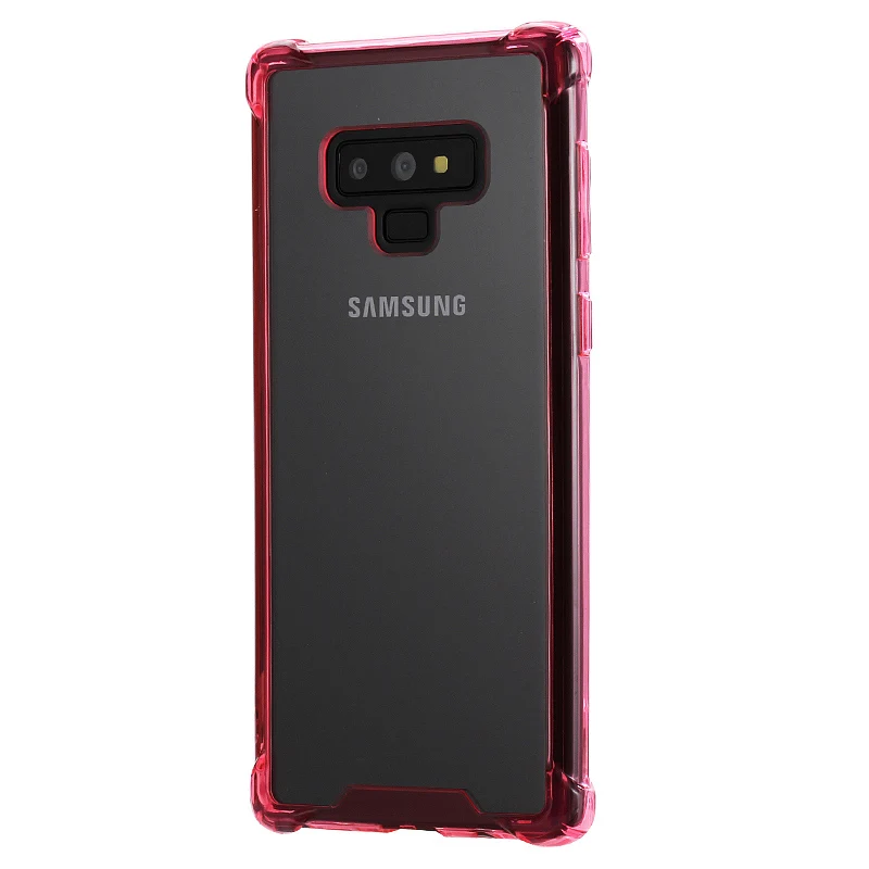 ITEUU Note9 Note8 воздушная подушка TPU PC противоударный чехол для samsung Galaxy Note 9 8 чехол s прозрачная задняя крышка противоударный - Цвет: Rose