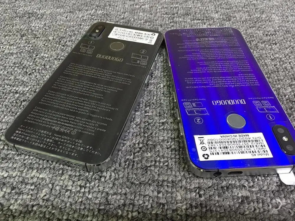 4G LTE отпечатков пальцев DUODUOGO 4S мобильный телефон Android 3 ГБ + 32 5 85 ''HD экран 4500 мАч