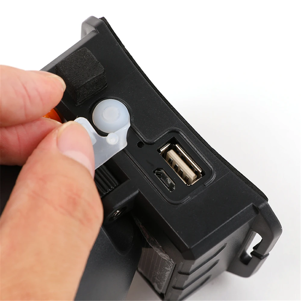 Солнечная энергия USB интерфейс светодиодный налобный фонарь мощный внутри