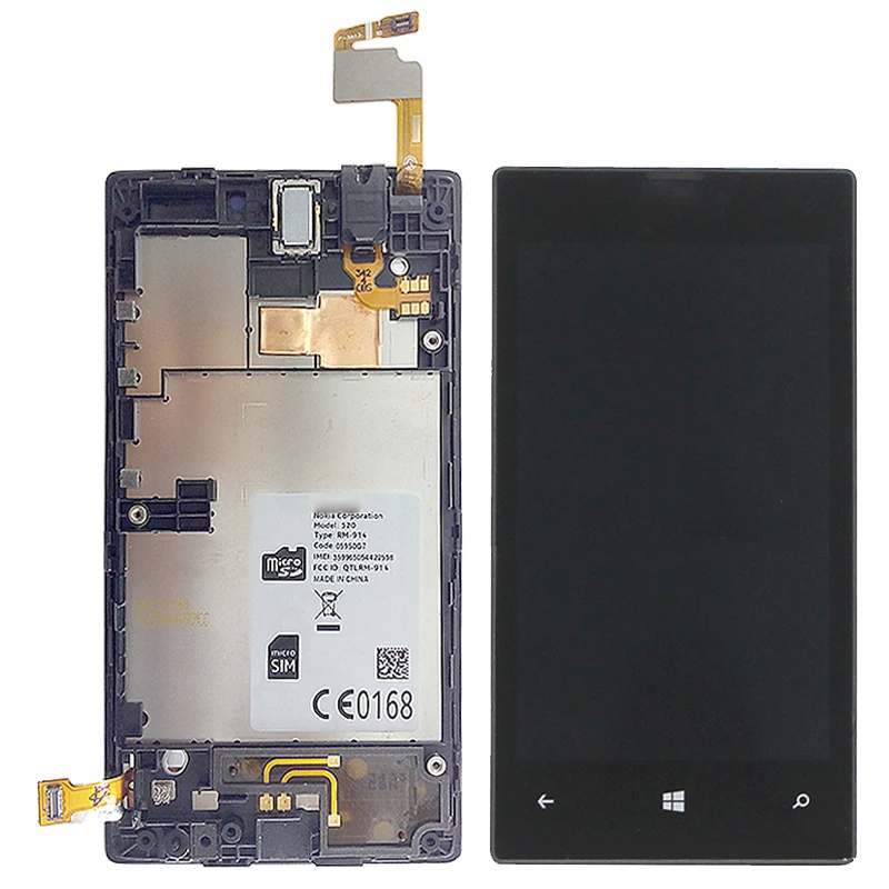 SZHAIYU 800x480 4,0 ''ЖК-дисплей для Nokia Lumia 520 ЖК-дисплей с сенсорным экраном дигитайзер панель Датчик запасные части инструменты для сборки