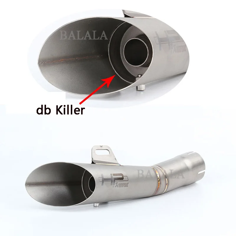 Akrapovic hp выхлопная труба скутер GP глушитель DB Killer универсальная выхлопная система мотоцикла GY6 для R3 R6 MT03 Ninja 250