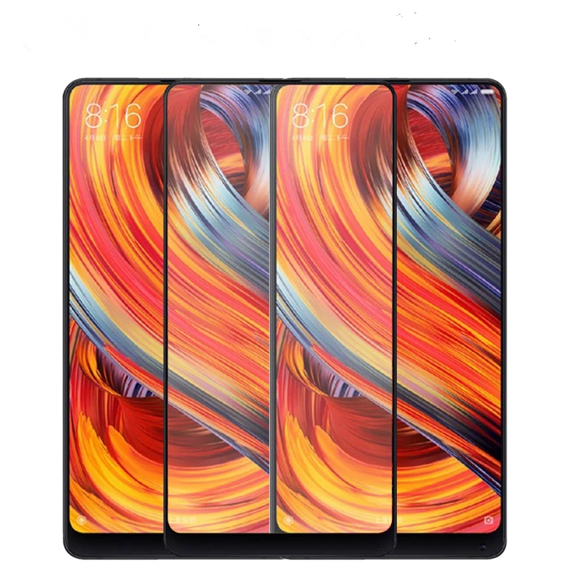 3D закаленное стекло для Xiaomi Mi Mix 2 Полное покрытие экрана Взрывозащищенная