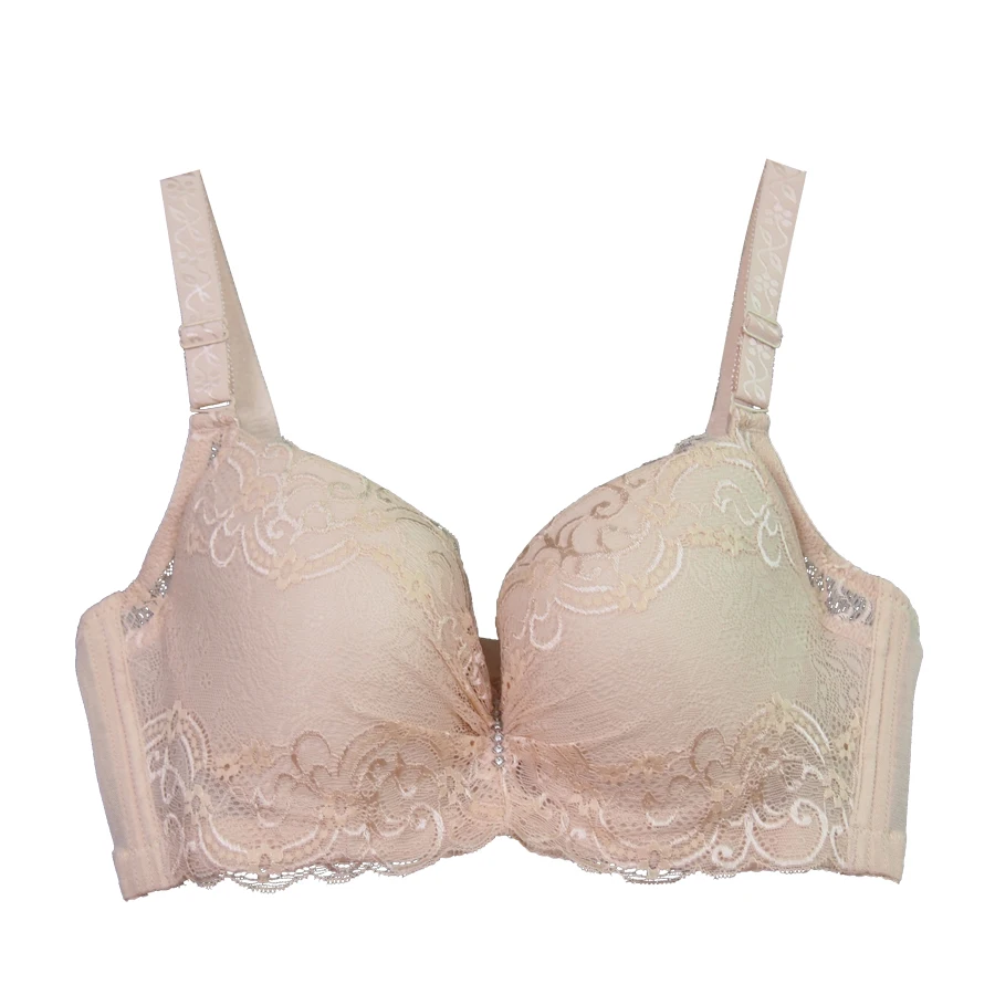 Регулируемый бюстгальтер большого размера с эффектом пуш ап кружевной большой