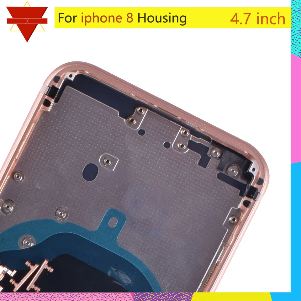 Оригинальное качество для IPhone 8 задняя крышка корпуса средняя рамка Корпус