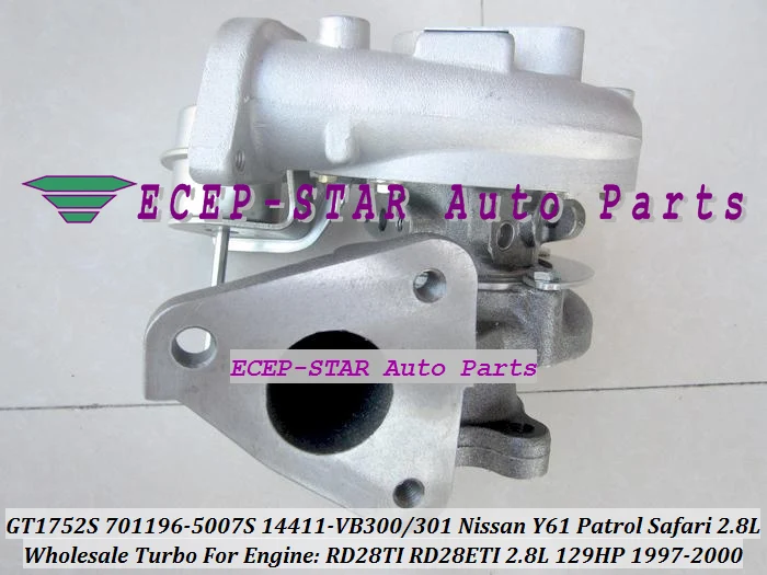 Комплект для ремонта турбо 701196 0007 0002 0006 14411 VB301 14411VB300 NISSAN патруль Y61 97 RD28TI 2.8L| |