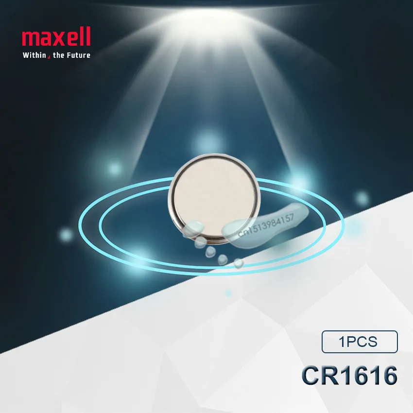 1 шт. Maxell 100% оригинальная CR1616 Кнопочная батарея для часов автомобильный пульт