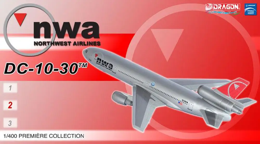 Dragon Northwest Airways DC-10-30 1/400 литая модель самолета |
