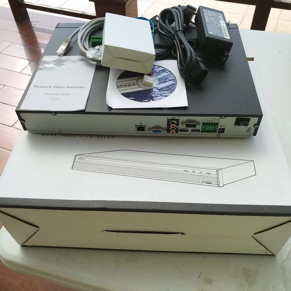 Dahua NVR комплект 16CH 4 К и H.265 видеомагнитофон NVR5216 4KS2 & ip камера 6MP h.265 IPC HDW4636C A