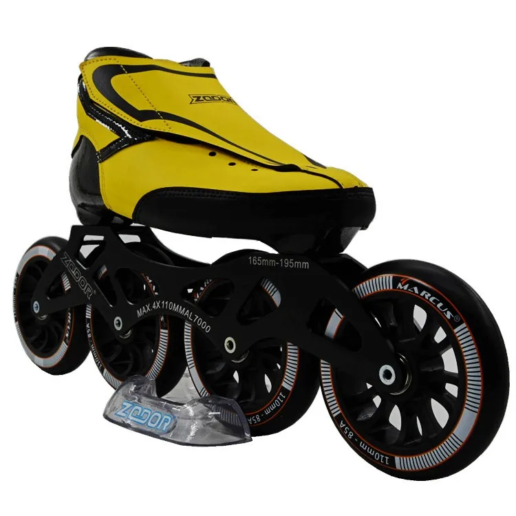 ZODOR Inline speed skating powerslide высокопрочные коньки из стекловолокна для профессиональных