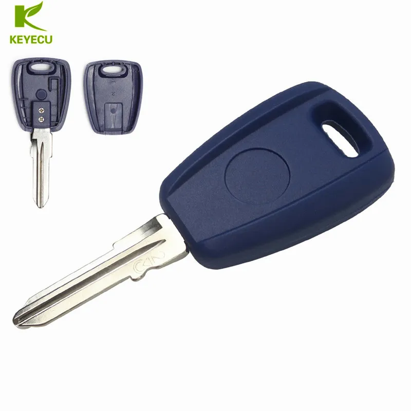 KEYECU 10 шт. Абсолютно Новый Сменный Чехол транспондер для ключей Fob Fiat Bravo Punto Ducato
