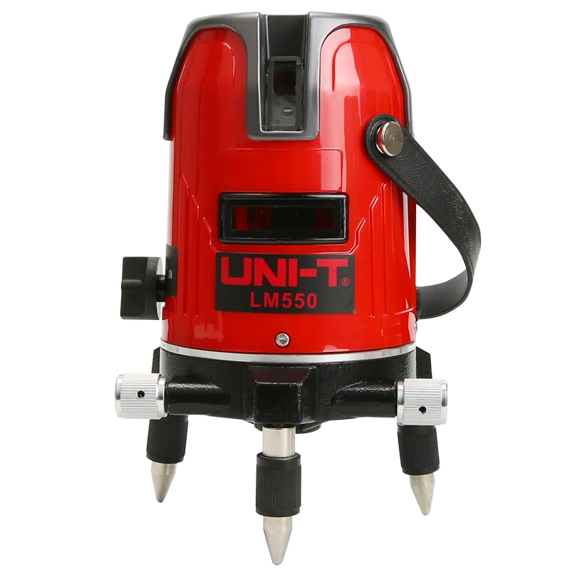 UNI T LM550 красный луч линии лазерный уровень LM550G зеленая линия 5 линий 3 точки 360 self
