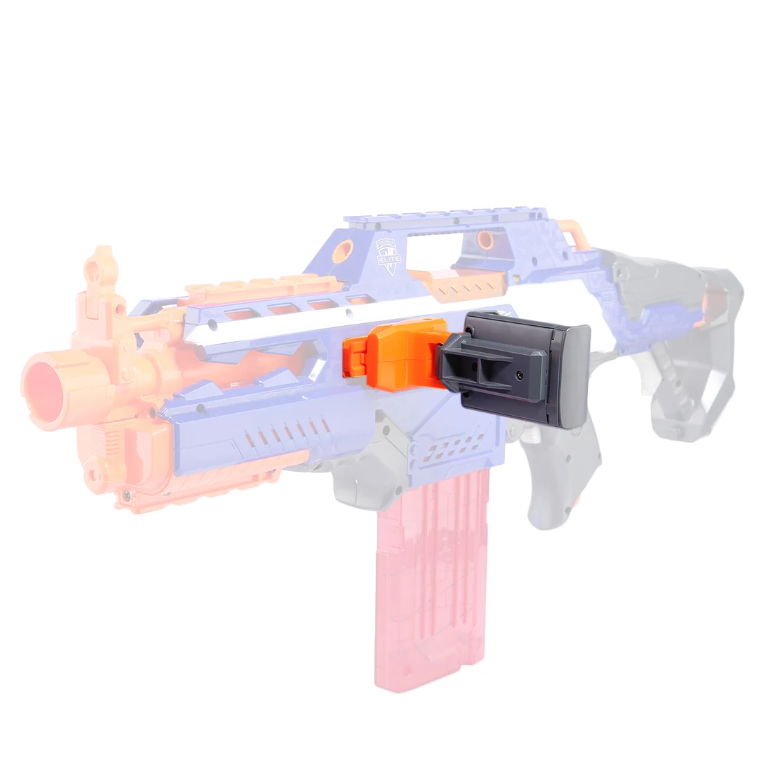 Модифицированная часть Тактический держатель телефона для Nerf Элитной серии-оранжевый+ серый