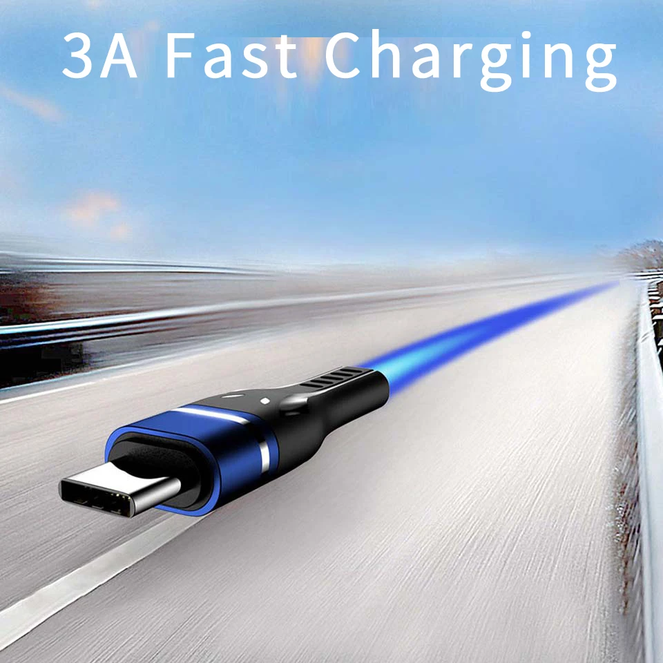 Кабель USB Type C для Xiaomi mi9 Redmi Note 7 Быстрая зарядка Type-C мобильного телефона зарядный