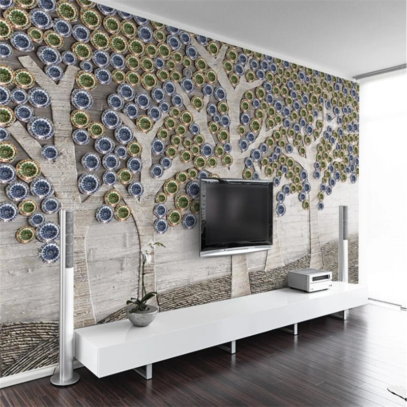 Обои на заказ обои для гостиной спальни 3d золотые украшения денежное дерево