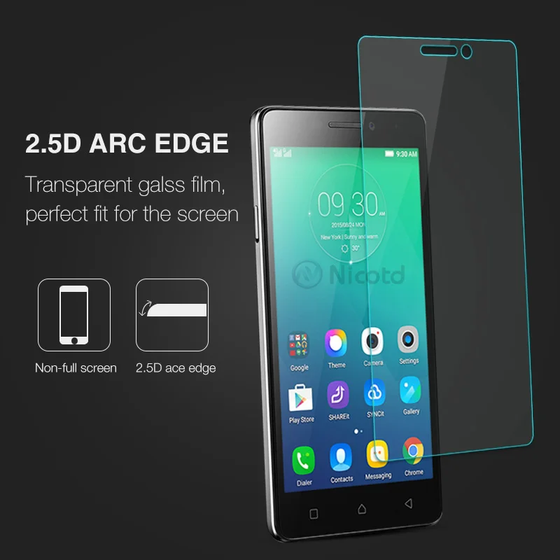 Взрывозащищенное Закаленное стекло Nicotd 9H 2.5D для Lenovo VIBE P1M P1mc50 P1ma40 p1m Защитное