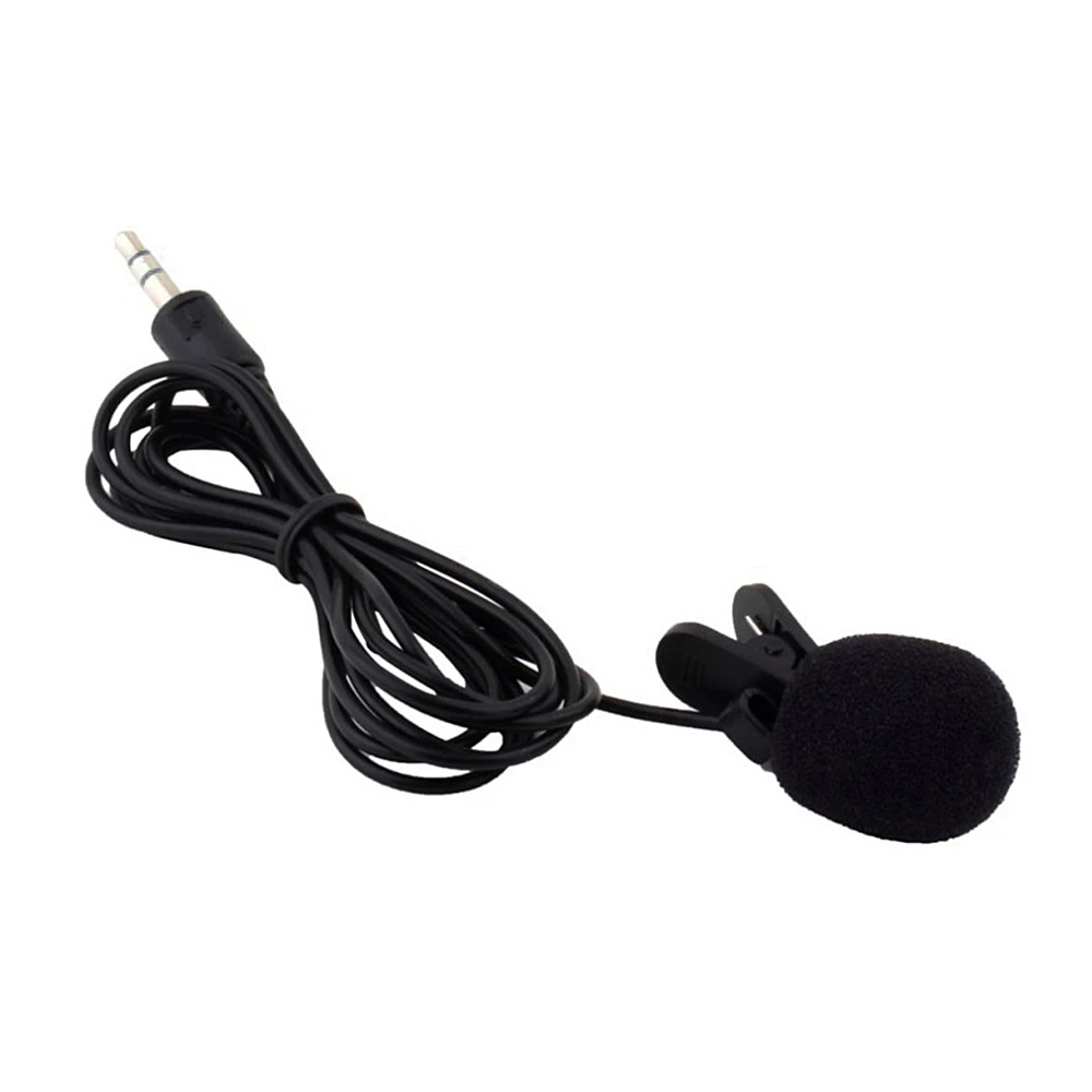 

Portable External 3.5mm Hands-Free Mini Wired Collar Clip Lapel Lavalier Microphone For PC Laptop Lound Speaker