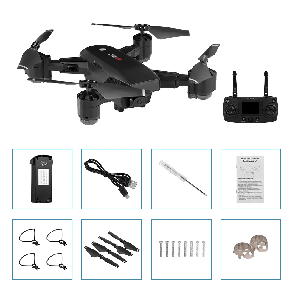 YL S30 1080P HD Wifi FPV RC селфи Drone GPS позиционирование Follow Me удержание высоты складной