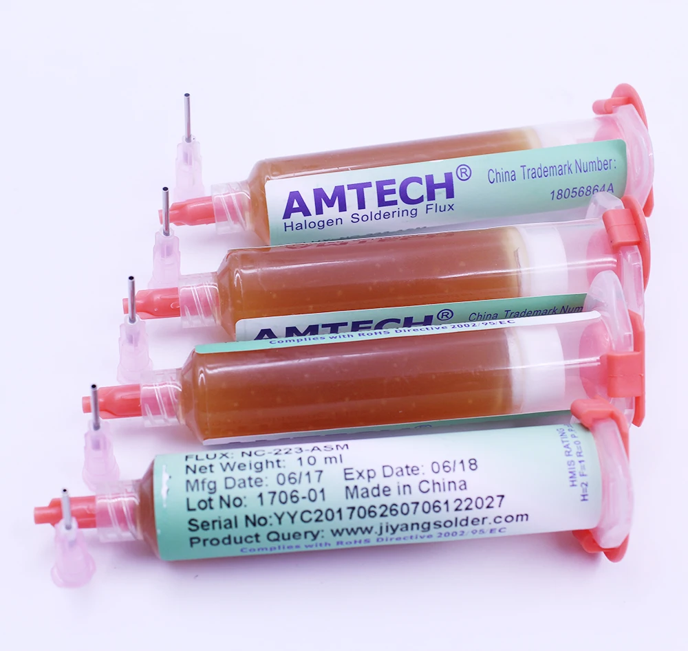 5 шт./лот 10cc AMTECH RMA-223-UV флюсовая паста реболлинг паяльная паста+ иглы для BGA ремонтные инструменты