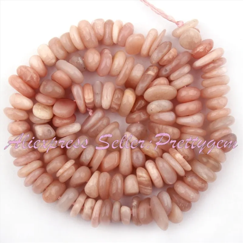 Sunstone 4x6-5x9mm бусины из природного камня произвольной формы для своими руками Ожерелье Браслеты Изготовление сережек 1" - Цвет: Sunstone