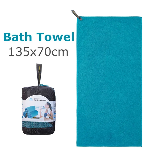 Bath towel Green AONIJIE микрофибра ткань Спортивная Ванна полотенце пот поглощение быстросохнущее полотенце для лица s сумка для хранения для плавания тренажерный зал, фитнес, йога - Цвет: Bath towel Green