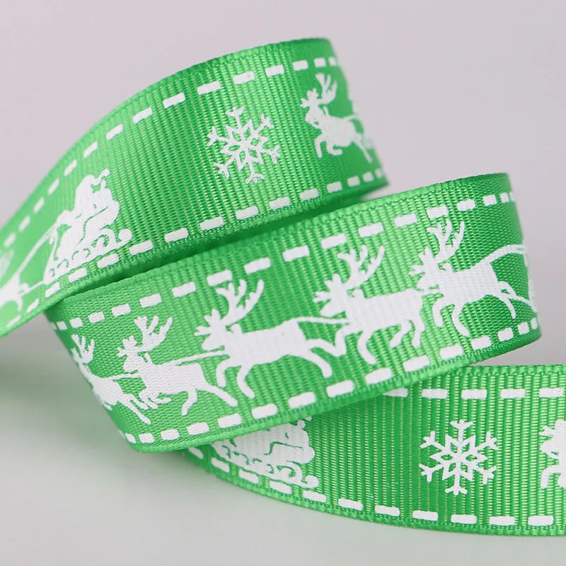 5 ярдов 20 мм Ширина DIY Рождество Grosgrain ленты аксессуары для рождественской елки