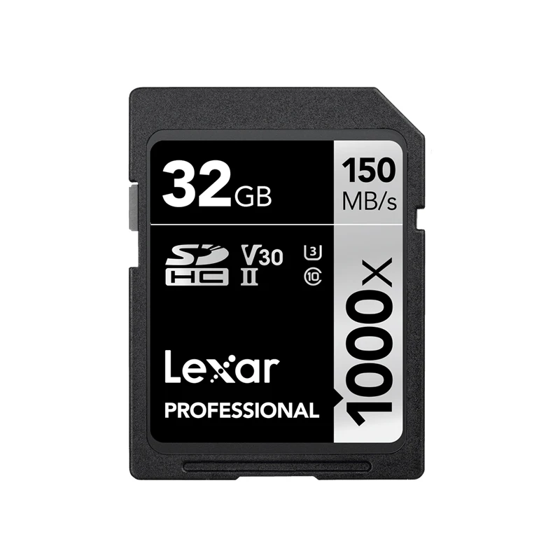 Оригинальная Lexar 1000X sd-карта UHS-II U3 SDHC 32 Гб карта памяти Carte SD скорость чтения до 150 МБ/с./с класс 10 картао де Мемория - Емкость: 32GB