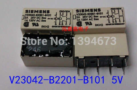 

Реле Φ V23042 Φ B2201 B101 5V 5VDC DIP10