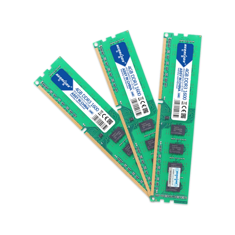 Heoriady DDR3 4 Гб 1600 МГц ПК Оперативная память для рабочего стола только гнездо AM3/AM3 +
