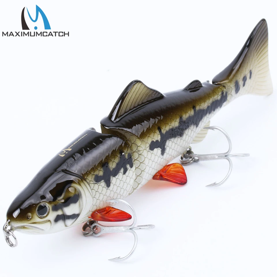 Maximumcatch жесткая наживка 1 шт. 3 шарнирных секции Swimbait рыболовные приманки жесткие с