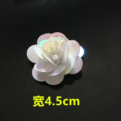 Новинка ручной работы бисером 3D Блестки цветок патч наклейки Одежда DIY декоративная заплатка наклейки аксессуары - Цвет: No.23