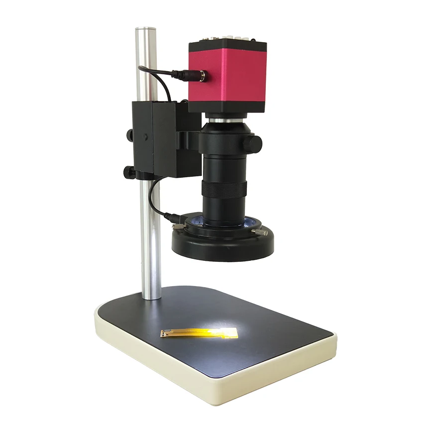 efix 13MP HDMI VGA HD Monocular Microscope Digital Camera+ C Mount lens+56 LED Ring Light+ Stand Repair Phone Soldering Tool