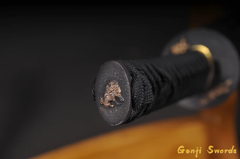 Handmade Full Tang Japanese Katana T10 Steel Real Samurai Sword Sharp Edge brave troops Iron Tsuba