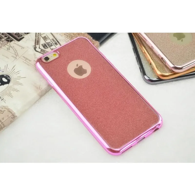 OUJINUO покрытие флэш-порошок чехол для телефона iPhone 7 8 6 6s Plus 5 5S SE Ультратонкий ПК +