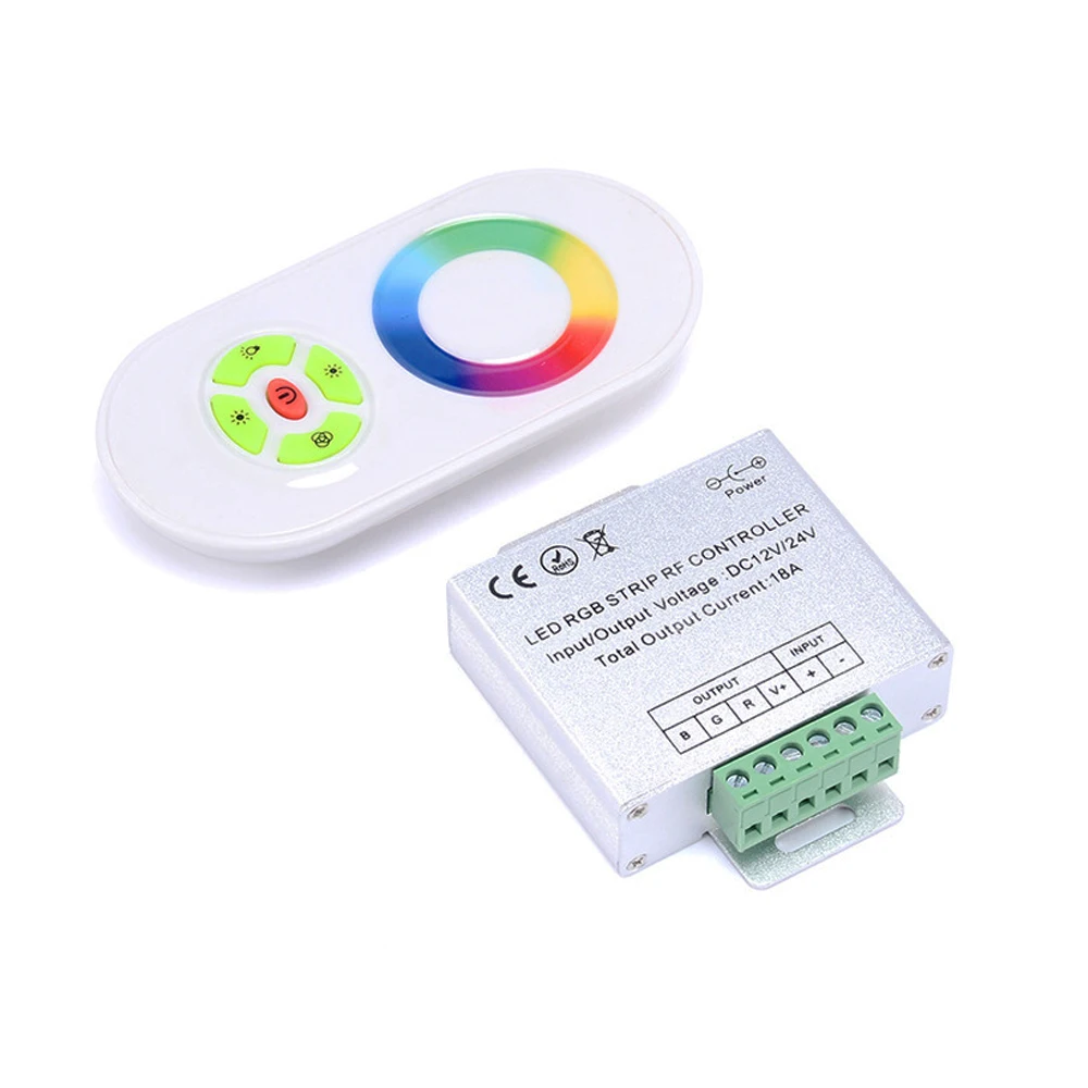 Цветная (RGB) Управление DC12V 24V панель регулировки яркости подсветки 5 клавиш