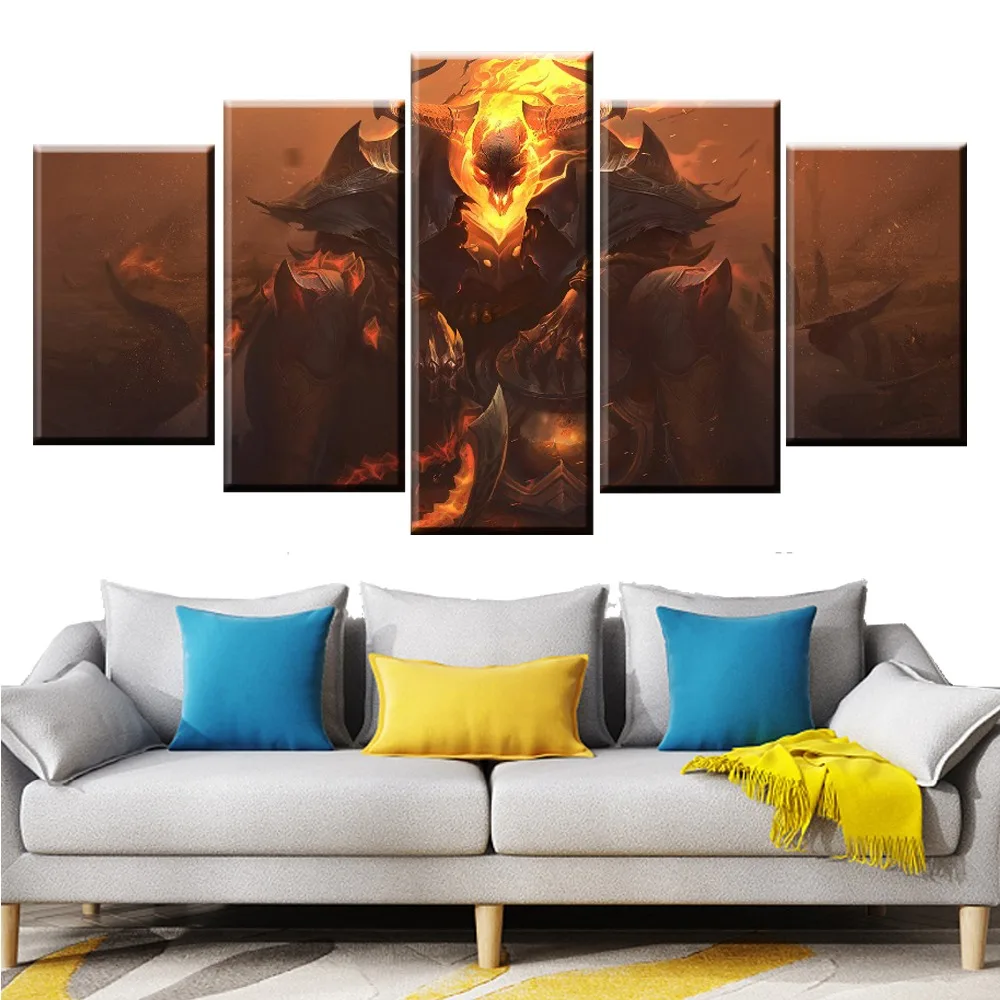 Набор для рисования на холсте Игра 5 панелей | Дом и сад