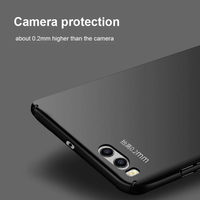 Чехол MAKAVO для Xiaomi Mi6 360 полностью Матовые чехлы из кожи жесткий пластиковый корпус