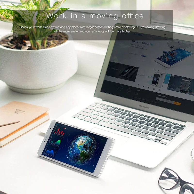 Doogee Y6 max 6 5 дюймов FHD Экран Octa Core MTK6750 Android 0 1 ГГц 4300 мАч 3 ГБ + 32 Встроенная память 13.0MP