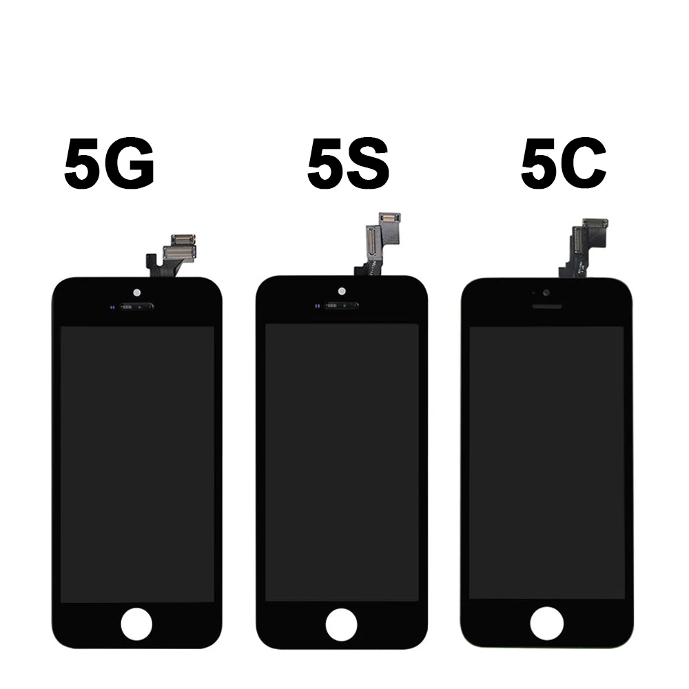 Качество AAA 4 &quotЖК-экран для iPhone 5 5S ЖК-дисплей сборки Замена с оригинальным