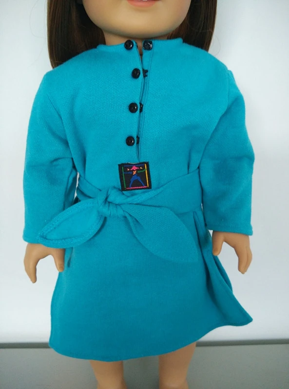 Новинка модное синее пальто одежда для американских девочек кукольная 18 дюймов