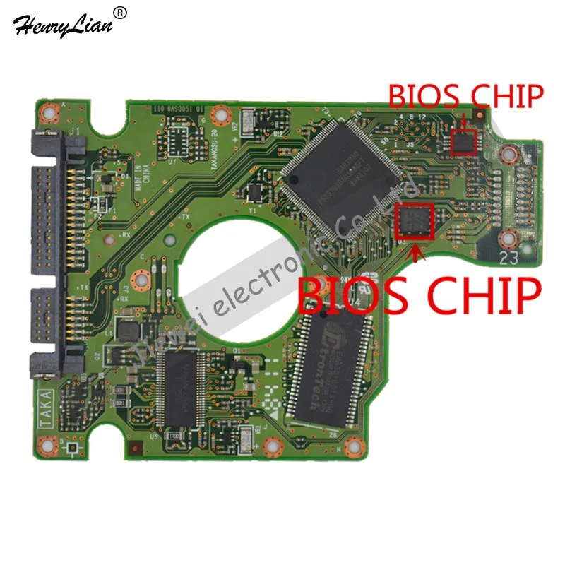Для HITACHI E5K500-500 HTE545050KTA300 5400 об/мин HDD PCB Номер: 220-0A90051-01 0A55840 | Компьютеры и офис