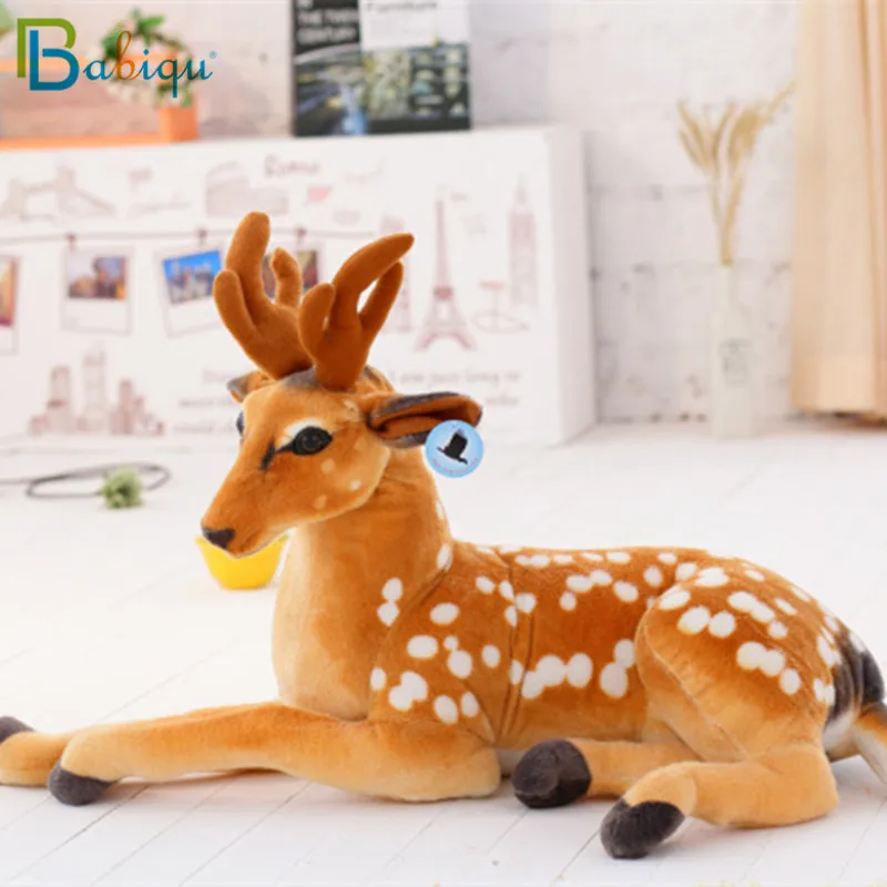 Babiqu, 1 шт., 30-60 см, Имитация животных, плюшевые игрушки, Sika Deer, кукла, рождественские подарки для детей, для девочек, милые Kawaii, мягкие игрушки для детей