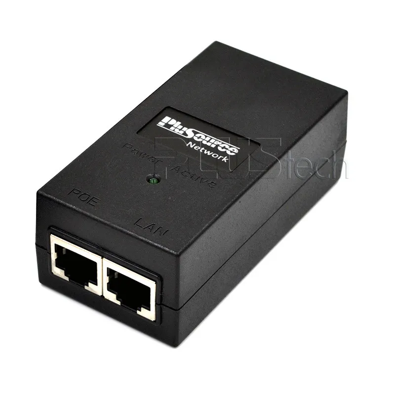 Инжектор PoE 48 в а стандартный Gigabit Power over Ethernet для устройств 802.3af с шнуром питания