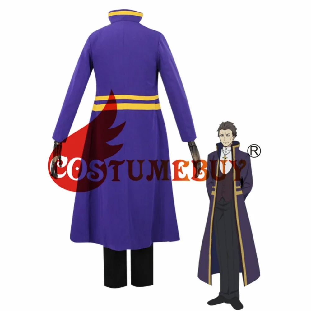 CostumeBuy аниме ангелы смерти Авраам серый великолепный Карнавальный костюм для