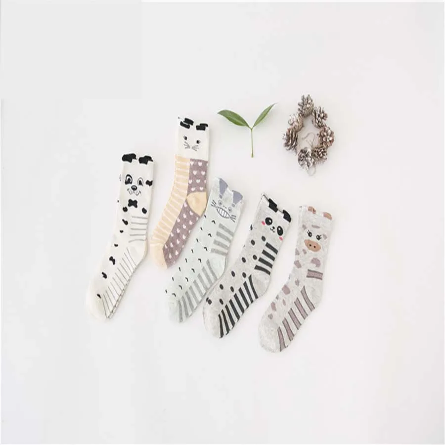 [Cospacool] милые теплые носки с животными японские для молодых девушек женские