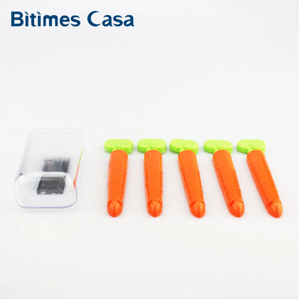 Bitimes 5 шт./лот Еда герметичный уплотнительная клипы магниты на холодильник морковь Форма с держать в поле украшения дома Кухня инструмент магниты