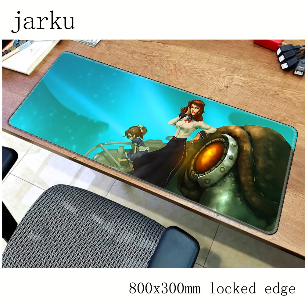 Игровой коврик для мыши bioshock ноутбука 800x300 мм notbook компьютерный персональный
