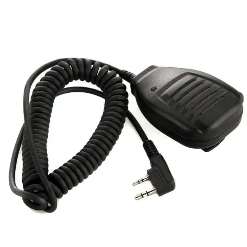 Микрофон 2 контакт динамики для рации черный | Автомобили и мотоциклы