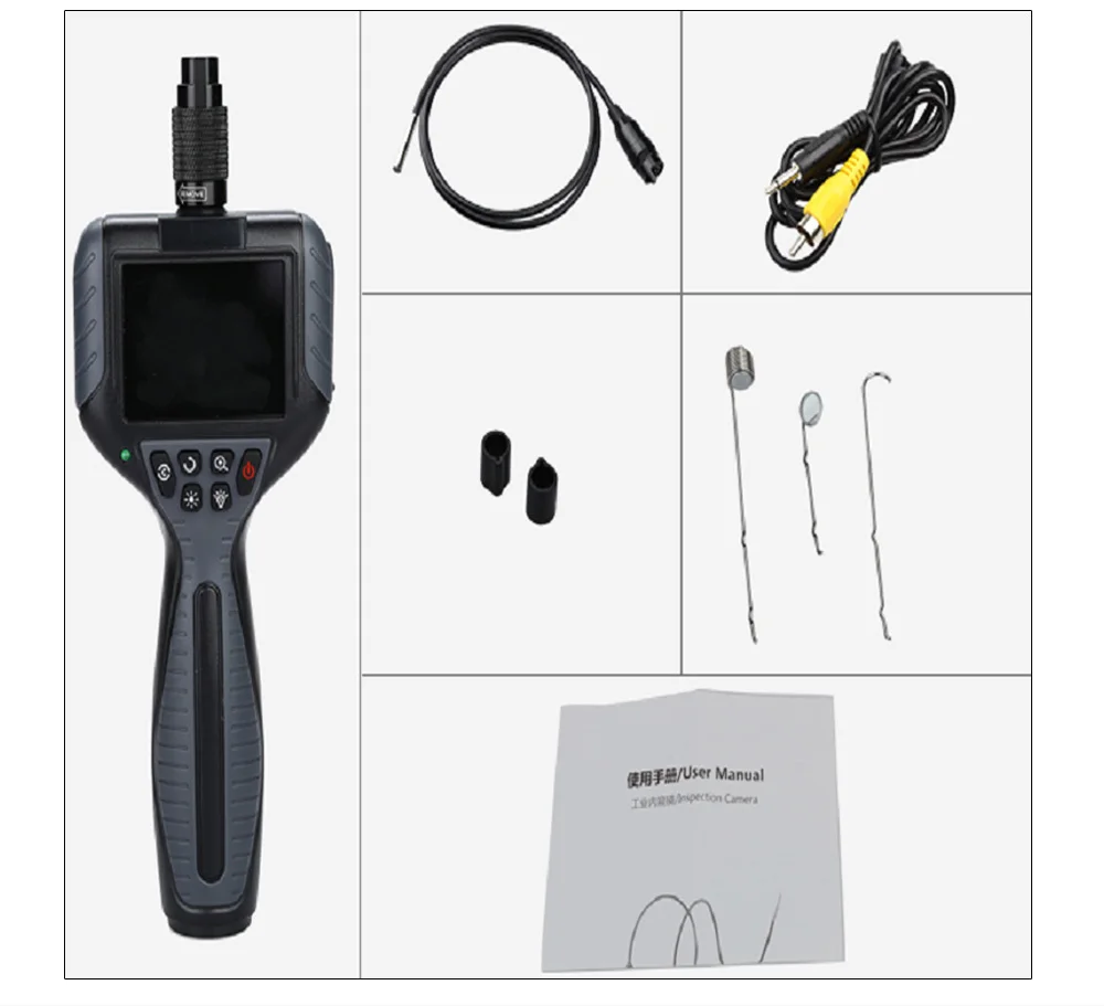 2,7 дюймов TFT ЖК-дисплей камера Borescopes высокого качества промышленная Автомобильная линза эндоскопа размер диаметр 5,5 мм с 6 светодиодами Borescopes