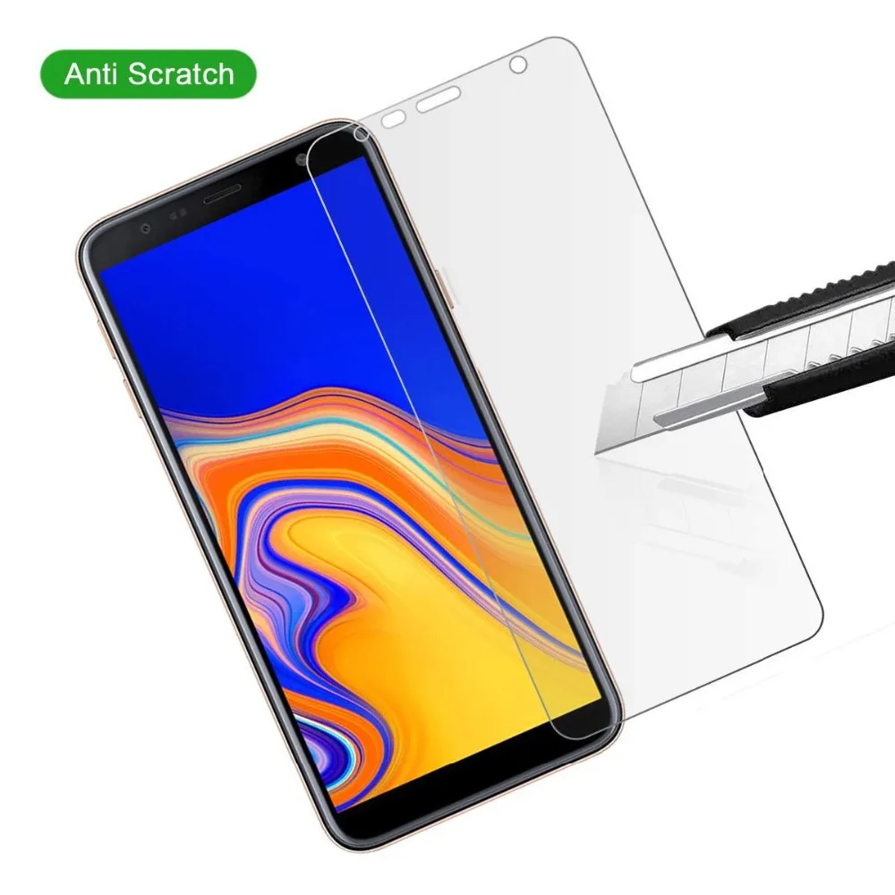 Защитное стекло закаленное для Samsung Galaxy j6 j4 plus 2 шт. | Мобильные телефоны и