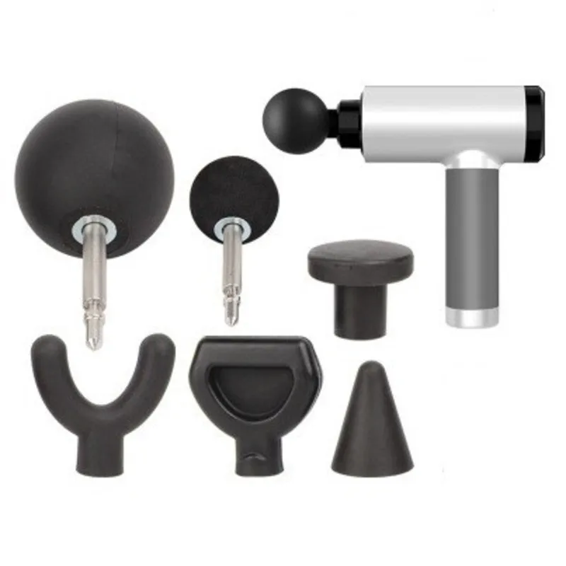 6 шт./партия фасции пистолет Массажная головка массажер мышц тела адаптер ударный